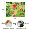15 Animal Toys for Boys Realistic Safari Animals Farm Zoo Educational Toy Gift with Play Mat for 2 3 4 5 6 7 Year Old Girls Toddlers Kids