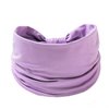 SEVENHEAD Headbands for Women, Light Purple Non Slip Hair Wrap Yoga Elastic Hair Bands Workout Running Sport Wide-side sweat-absorbing and anti-perspiration for Girls