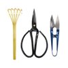 Kebinfen® Bonsai Tree Pruning Trimming Starter Tool Kit - Pruning Scissors, Bonsai Scissors for Bud & Leaves Trimmer, Bamboo Rake - Set of 3