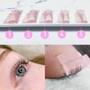 Libeauty Eyelash Lift Rods, 14Piece Lash Glue Wax for Eyelash Perm with Reusable Lash Lift Ribbon Salon Grade Liquid Silicone Eyelash Curler Tools