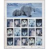 USPS Arctic Animals (Arctic Hare, Arctic Fox, Snowy Owl, Polar Bear, and Gray Wolf) (Sheet of 15) 33 Cent Postage Stamps 1999 Scott #3288-3292