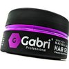 Gabri Professional Natural Aqua Hair Gel Wax Strong Hold/Shine/Long Stay, 150ml./5oz. (Violet Touch/Tropical Forest Fruits Scented)