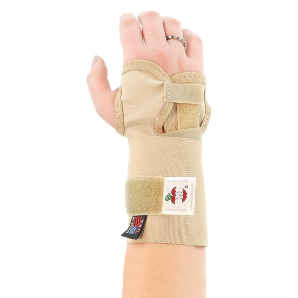 Core Products Adjustable Wrist Brace, Beige - Small