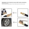 Tire Inflator Extension Tube Tyre Pump Quick Inflation Chuck Adapter Hose Quick-inflation Clip Connector High-pressure Tube Car Motorcycle Maintenance Accessories