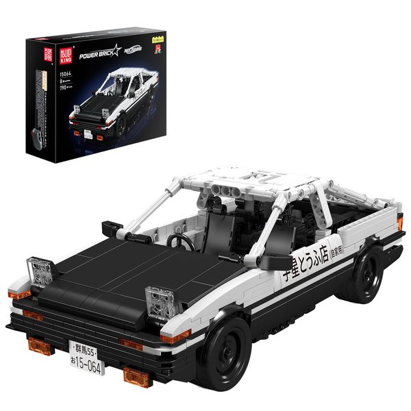 Mould King AE86 Trueno Initial D Car Pull Back Car Building Sets, Race Car Building Blocks 15064 Model Car Kits Speed Champion Building Toys Classic Car Building Kits for Adults Kids 8+(790PCS)
