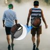 Cosmos Single Ball Bag Mesh Carry Bag Sport Game Ball Storage Bag Drawstring Sackpack Sling Back Bag for Carrying Basketball Volleyball Rugby Ball Soccer Football, Also as Swim Bag Gym Bag Sports Bag