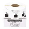 HOUSELABELS Compatible with DK-1218 Replacement Roll for Brother QL Label Printers; 1,000 Round Labels; 1" (25.4mm) Diameter with 2 Reusable CARTRIDGES - 1 Roll