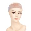 GEX Beauty Flexible Velvet Wig Grip Wig Band Scarf Head Hair Band Adjustable Fastern (Cream)