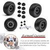 Rcarmumb 4pcs Rc Truck Tires,12mm/14mm Hex RC Wheels and Tires for 1/10 Slash 2WD 4×4 4wd,Arrm1a Senton Axia1 Redcat Rc4wd Hex Detachable Replacement Snow Tires Desert Tires,Black