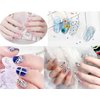 2-Box Massive Beads 8000pcs 6Sizes Nail Art Flatback Glasses Rhinestones Crystal for DIY Project with Tweezers and Picking Pen for Nail Art, Face Art, Manicure (Clear Crystal, 6 Sizes)