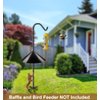 Garbuildman Squirrel Baffle Accessory for Bird Feeder Pole, Pole Mounted Buckle Stopper for Bird House Guard, 1 Pack (Baffle Not Included)