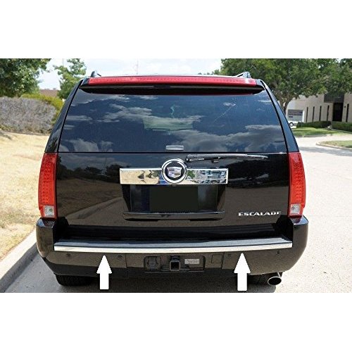 Automotive Authority Chrome Bumper Tailgate Trunk Trim Molding for 07-14 Cadillac Escalade 08 09 10 11 12 13 2007 2008 2009 2010 2011 2012 2013 2014