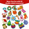 Skillmatics Art & Craft Activity - Foil Fun Christmas Ornaments, Mess Free Art for Kids, Festive Holiday Craft Kits, DIY Decor Creative Activity, Gifts for Girls & Boys Ages 4, 5, 6, 7, 8, 9, and Up