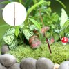 Gold 1/12 Miniature Fishing Pole Dollhouse Decoration Accessories，Miniature Fishing Pole，Dollhouse Accessories，Dollhouse Decor