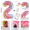 Smlpuame 40 Inch 2025 Balloons Gradient Rainbow, Huge Foil Number Balloons for Happy New Years Festival Celebration Prom Party Supplies Class of 2025 Graduation Decorations