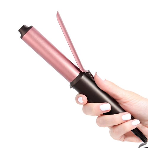 Mini Curling Iron Hair Curler: LANDOT 1 Inch Small Curling Wand for Short Hair - Ceramic Dual Voltage Travel Size Curling Iron with Adjustable Temperature