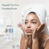 Sirenol Organic Tea Tree Foaming Wash, COSMOS Organic Certified Ingredients, Gentle Cleanser for Clear Skin, 8.45 oz