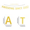 Awesome Since 1932 Banner Pre-strung Happy 92nd Birthday Banner Gold Glittery 92 Ninety Two Years Old Birthday Party Decorations for Men Women