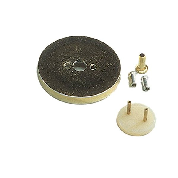 Cir-Kit Concepts Dollhouse Miniature Chandelier Adapter, 27/32" Ceiling Plates #CK804-3