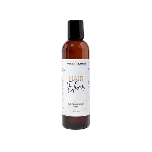 Bask & Lather Elixir Hair Oil - Jamaican Black Castor Oil - Detangle Your Strands & Frizz