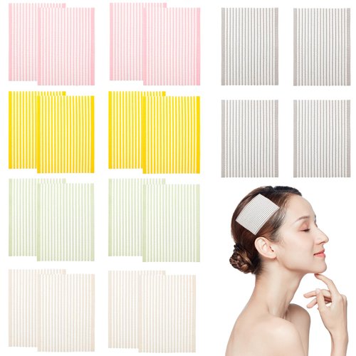 20 Pieces Magic Bangs Hair Pad, Square Hair Fringe Stickers Hair Hair, Fringe Stickers, Hair Paste Pad Hair Fringe Fixed, Men and Women Accessories Hair Grippers