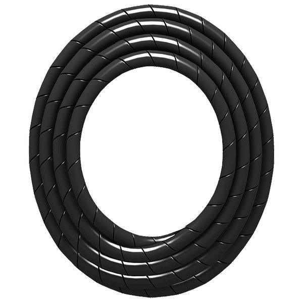 CORD DETANGLER for Clippers, Curling Irons, Hair Straighteners & Blow Dryers (10-Feet, Black)