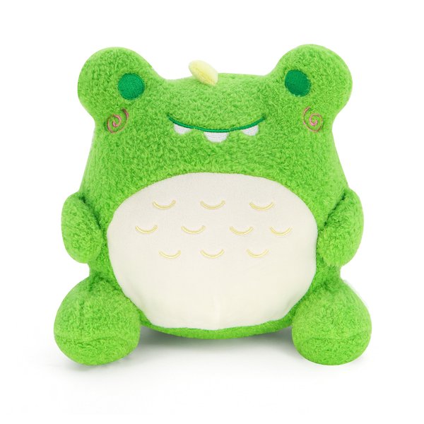 FAFVBING Frog Plush Pillow,Animal Soft Stuffed Plush Toy,Decoration Plush Hugging Pillow Frog Toy Birthday9 in