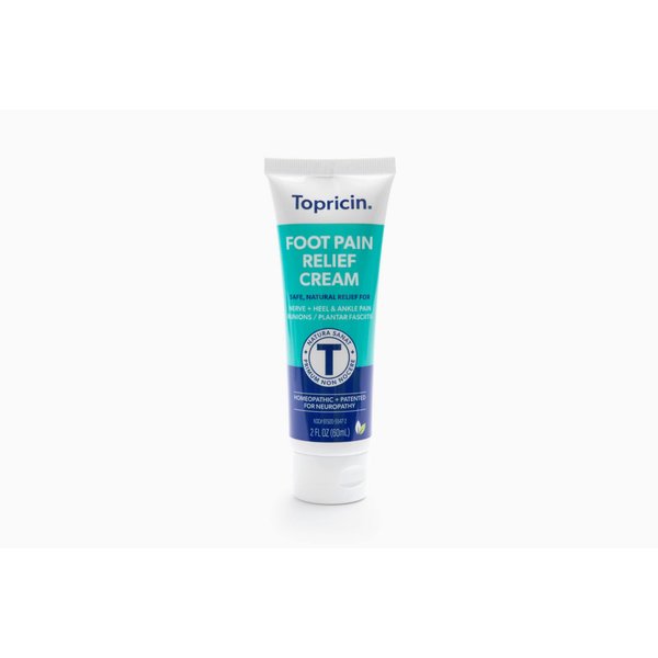 Topricin Foot Pain Relief Cream, 2 OZ