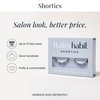 FlutterHabit The Shorties Lashes, DIY Lash Extensions [Up to 10 Day Wear], Natural & Neat Doll-Eyed Cluster Lashes, Salon Quality Eyelashes Extensions, Natural Lashes, No Lash Glue Included