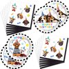 40Pcs Puppy Party Supplies 20 Plates + 20 Napkin Dog Birthday Party Decorations (Puppy)