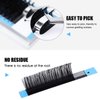 Eyelash Extensions 0.10 D Curl 8-15Mixed Tray Semi Permanent Lash Extensions Individual Classic Volume Lashes Soft Matte Dark Professional Eyelashes Extension (0.10-D-8-15Mix)