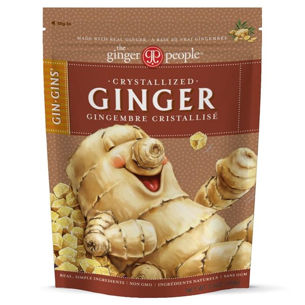 The Ginger People Crystallized Ginger Candy, 3.5 Ounce (Pack of 1)