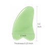 Altatac Gua Sha Facial Tools Guasha Heart Natural Jade Stone Massage Scraper for Face Body Spa, Face Lift Tighten Decreases Puffiness