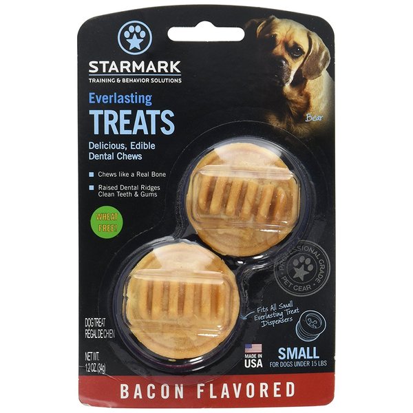 Starmark Everlasting Bacon Dog Dental Chew, Small (873199002212)