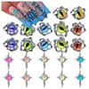 BBATT-HAPPY Devil Eye Nail Charms and Cross Nail Charms,22PCS 3D Alloy Nail Art Rhinestones Decoration for Acrylic Nails, Nail Y2K Nail Jewels Accessories for Nail Art Supplies Manicure Craft DIY