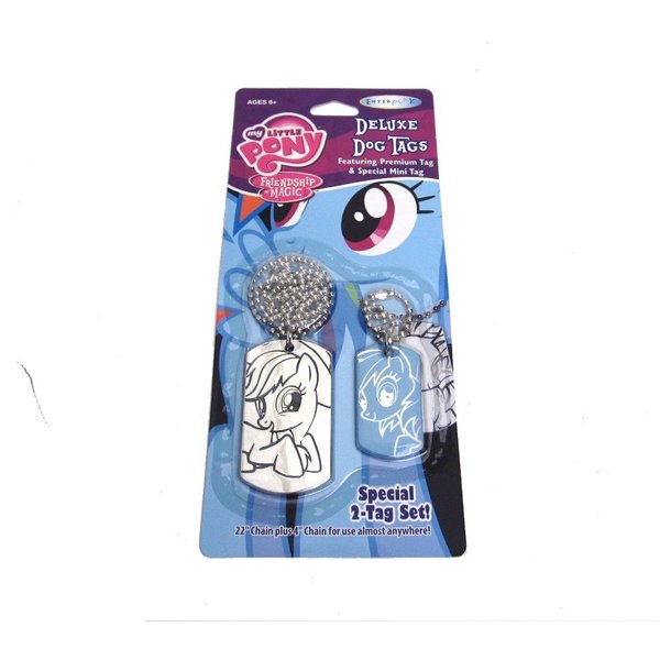 Applejack and Rainbow My Little Pony Deluxe Dog Tags Special 2-Tag Set