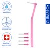 Curaprox Prime Plus Interdental Brushes, CPS 08 Holder with 5 Brushes, 0.8 mm to 3.2 mm