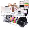 Snazzy Hair Accessories Gift Set - 670 Total Hair Accessories for Women, Girls, Men, Boys, Kids, Teens & Adults - Mini Scrunchies, Hair Ties, Elastics & Ponytail Holders in Storage Container Kit