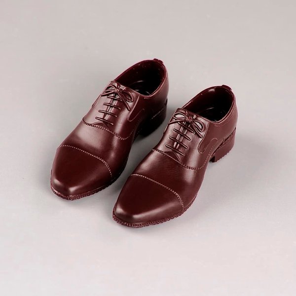 1/6 Scale Plastic Shoes Model Fit 12'' Action Figure Body Dolls for Fan Collection (Brown Shoes)