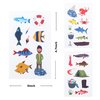 Cleverplay 24 Sheets Gone Fishing Temporary Tattoos, Waterproof Birthday Decorations, Party Favors