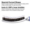 Olivia Garden FingerBrush Scalp-Hugging & Vented Combo Paddle Hair Brush (Ionic & 100% Boar Bristles) FBCO-PT (Petite)