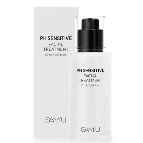 SAM’U PH Sensitive Facial Treatment | Hydrating Face Moisturizer for Men & Women | Korean Skin Care Treatment Face Lotion w/Ceramides | Daily Face Moisturizer for Sensitive & Dry Skin (1.69 Fl Oz)
