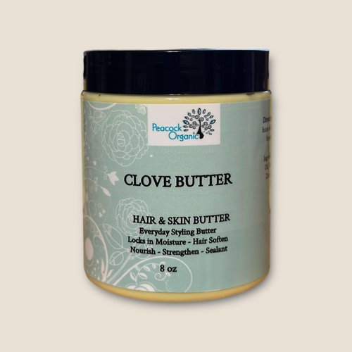 Cloves Butter for Hair & Skin - Minimizing Dandruff, Soothe Scalp, Moisture Retention & Luxurious Shine for Silky Smooth Hair - Skin Moisturizer - 8oz