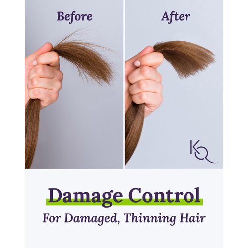 Keranique Scalp Replenishing Keratin Shampoo Damage Control for Thinning Hair, Hair Growth | Keratin Amino Complex, Free of Sulfates, Dyes and Parabens, 8 Fl Oz