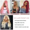 Alimubi hair 613 13x6 Lace Front Wig Human Hair 200 Density 613 Lace Front Wig Human Hair 30 Inch Body Wave 613 HD Lace Frontal Wig (30 Inch)