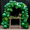 110pcs Dark Green Balloons 12 Inch Green Latex Balloon Arch Kit for Birthday Baby Shower Anniversary Graduation Wedding Party Decorations