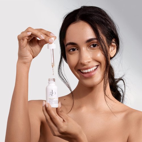 Glo Skin Beauty C-Shield Anti-Pollution Drops - Face Serum With 15% Vitamin C, Offers Advanced Anti-Pollutant & Blue Light Protection for Improved Complexion Clarity and Renewed Radiance (1 Fl Oz)