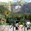 80x100 Monocular Telescope High Power Monocular for Adults with Smartphone Adapter, Travel Telescope with BAK4 Prism for Super Bowl, Bird Watching, Hunting, Camping