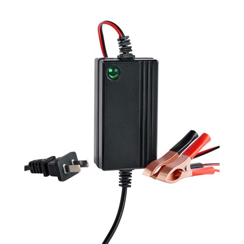 Orion Motor Tech 2PC 12V Battery Charger and Maintainer, Trickle Charger for Charging Boats Motorcycles ATVs Riding Mowers & Car Truck SUV RV Maintenance with Smart 3 Stage Charging & Power Indicator