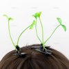 AUEAR, 20 Pack Green Bean Sprout Hair Clips Plant Hairpins Funny Little Grass Barrette hairpin for women girls Hair Accessories